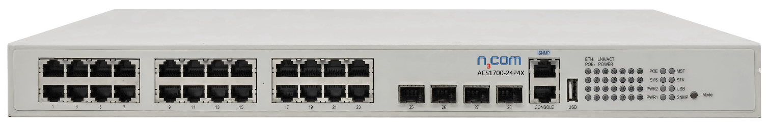 N3COM выпустила новые Ethernet коммутаторы ACS1700/ACS2700 